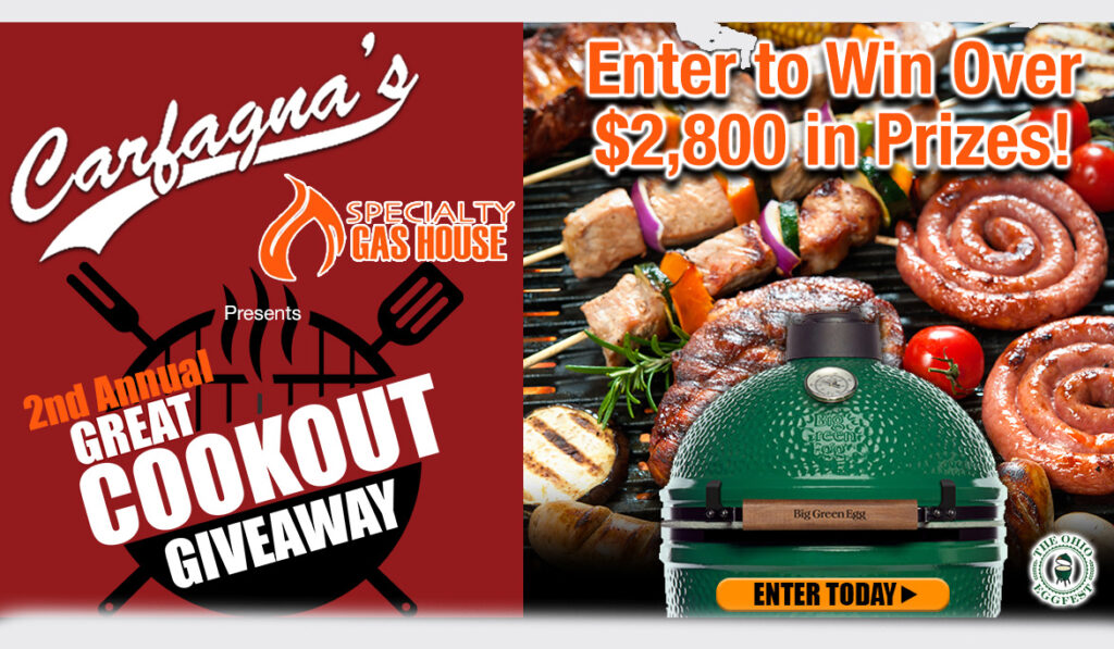 carfagnas and specialty gas house big green egg and meat package giveaway